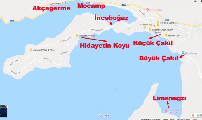 Kaş Plajları